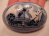 Delft Holland Blue & White Hand Painted Trinket Box Oval