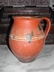 Vintage French Redware Milk Pitcher