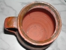 Vintage French Redware Milk Pitcher