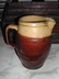 Antique French Yellowware Wine Pichet (Pitcher)