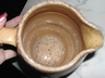 Antique French Yellowware Wine Pichet (Pitcher)