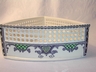 Antique Waechtersbach Triangular Ceramic Transferware Dish 1904
