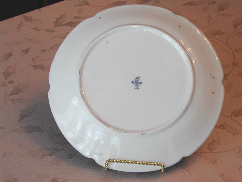 Fish & Net Hispania Majolica Plate Spain