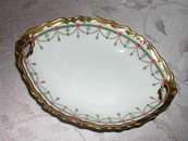 Art Deco B & H Limoges France Gilt Dish 1920's