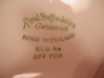 Royal Staffordshire England Red & White Transfer Ware Calendar P