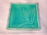 Majolica Bamboo Style Tile Marked