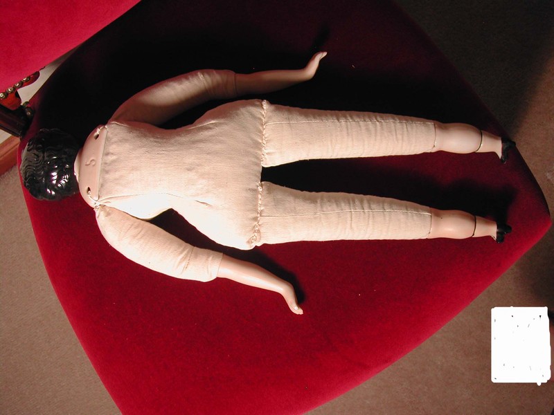 Antique Style Low Brow China Head Doll