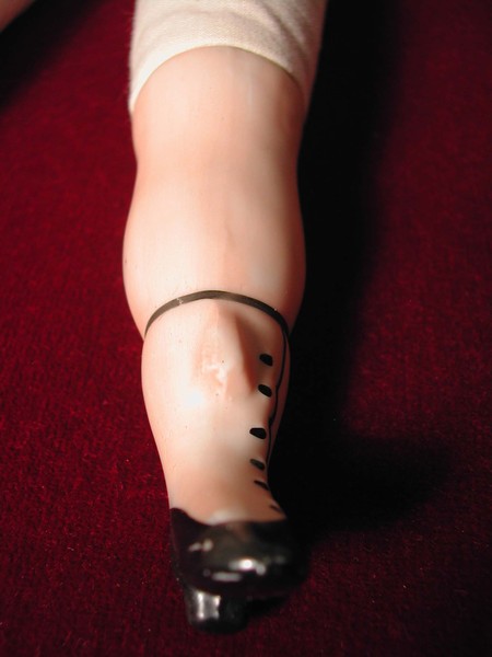 Antique Style Low Brow China Head Doll