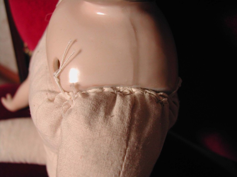 Antique Style Low Brow China Head Doll
