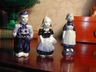 A Set of Vintage Delfts Holland Figural Salt & Peppers