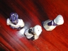 A Set of Vintage Delfts Holland Figural Salt & Peppers