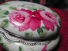 A Vintage Nippon Hand Painted Powder Jar