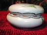 A Vintage Nippon Hand Painted Powder Jar