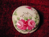 A Vintage Nippon Hand Painted Powder Jar