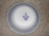 Antique Royal Staffordshire Pottery Flow Blue & Gold Bowl