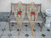 Vintage Gros Louis Hand Made Canadian Snow Shoes