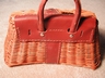 Old Wicker/Leather Fishing Creel