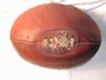 Vintage English Leather Rugby Ball