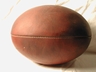 Vintage English Leather Rugby Ball