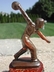 Vintage Copper & Wood Bowling Trophy