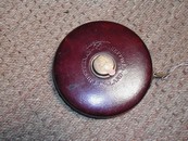Vintage English Leather 100 ft. Tape Measure