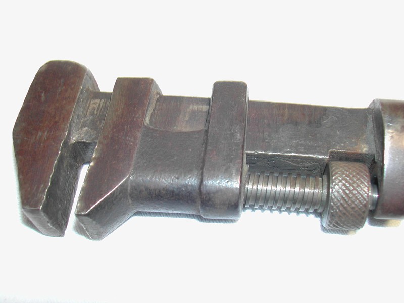 Antique Monkey Wrench/Wood Handle