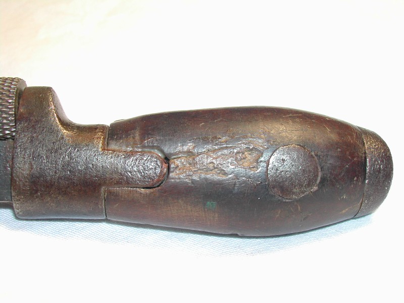 Antique Monkey Wrench/Wood Handle (Worcester, Mass.)
