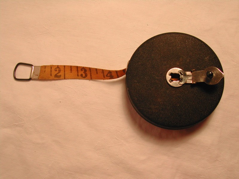 Old Walsco Metal 50 Ft. Tape Measure (Milford, Conn.)