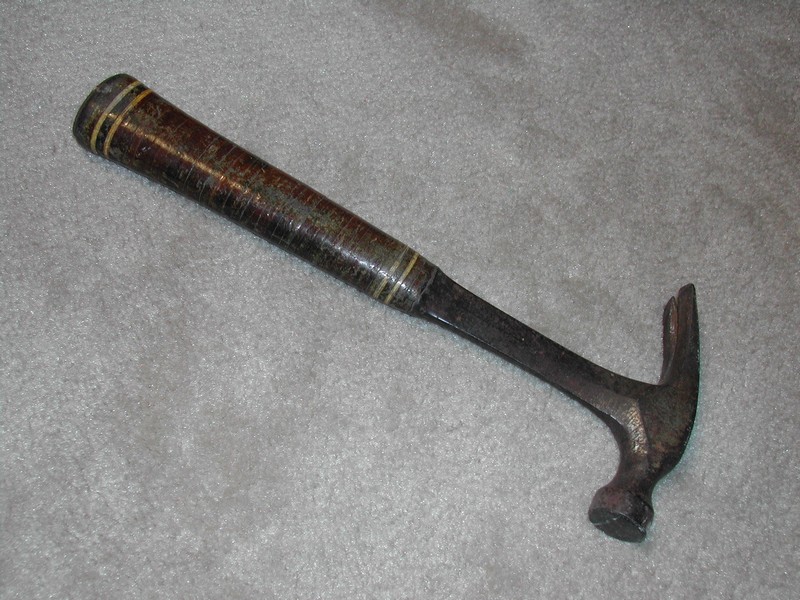 Vintage Leather Handle Hammer “Estwing”