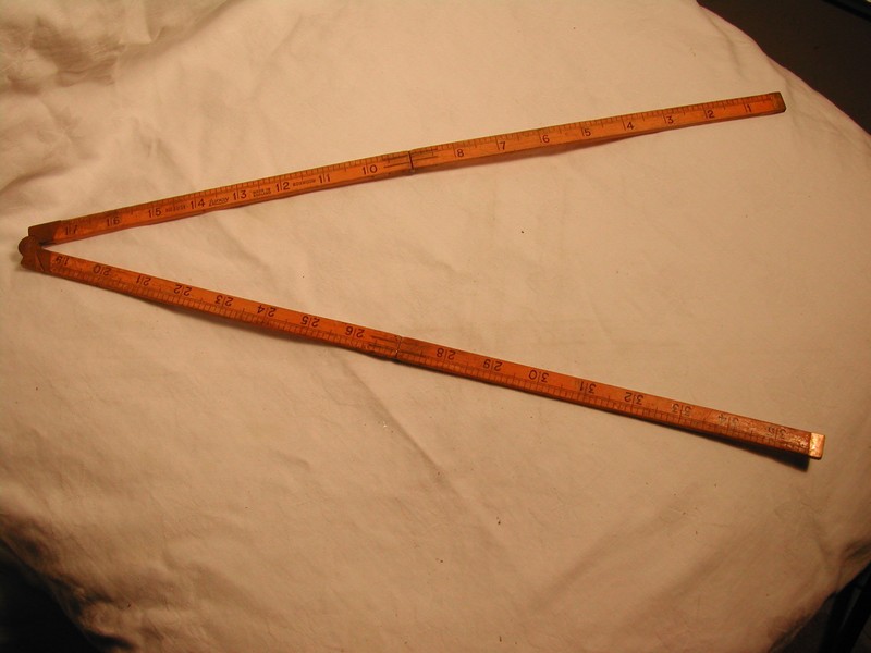 Vintage English Boxwood “Lufkin” Folding Rule 36”