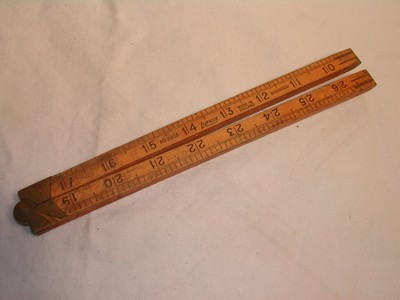 Vintage English Boxwood “Lufkin” Folding Rule 36”