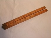Vintage English Boxwood “Lufkin” Folding Rule 36”