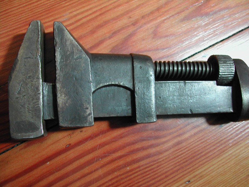 Girard Antique Wrench Wood Handle c. 1890