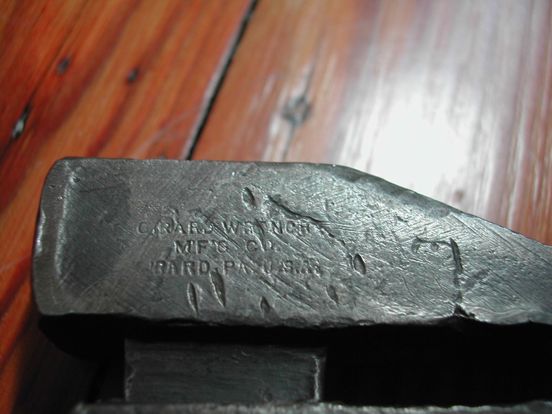 Girard Antique Wrench Wood Handle c. 1890