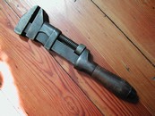 Girard Antique Wrench Wood Handle c. 1890