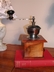 Vintage Maple Wood French Coffee Grinder