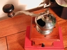 Vintage Maple Wood French Coffee Grinder