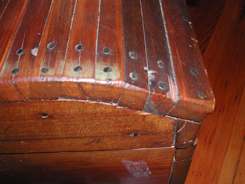 Vintage Wood Chest Leather Straps