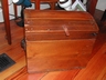 Vintage Wood Chest Leather Straps