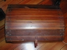Vintage Wood Chest Leather Straps
