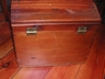 Vintage Wood Chest Leather Straps
