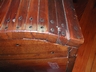 Vintage Wood Chest Leather Straps