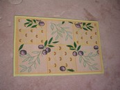 Olive Garden Tapestry Accent Rug New