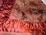 Copper & Bronze Color Silk Style Table Runner Tassles