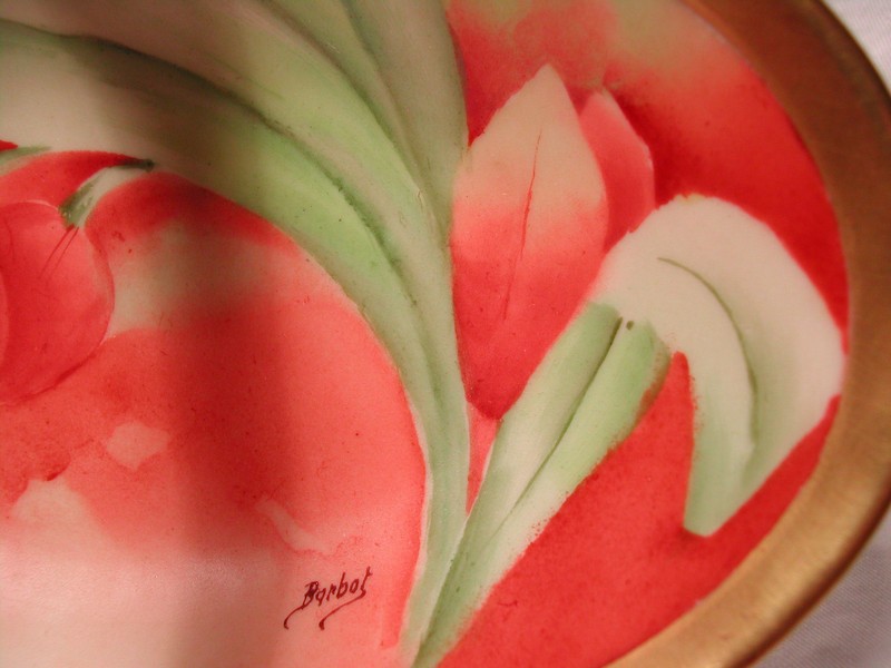 Beautiful Limoges Tulip Basket Bon - Bon Dish