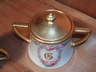 Limoges Hand Painted Roses "G" Cream/Sugar