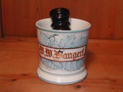 T&V Blue Leaf Shaving Mug