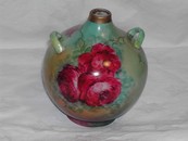 Hand Painted Roses Vase Limoges? Bavaria?