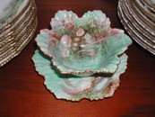 Vintage Hand Painted Sea Shell Limoges Mayonnaise