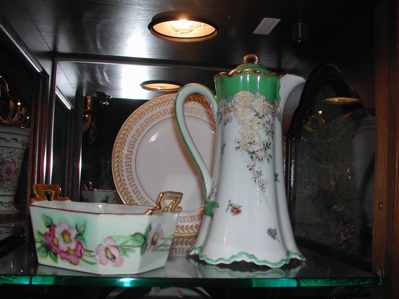 Antique Limoges Chocolate Pot
